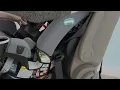 How to install the Graco 4Ever DLX Car Seat in forward-facing mode using the vehicle seat belt
