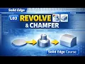 Solid Edge Tutorial for Beginners - Lesson 3 Revolve Chamfer Tool Explained Solid Edge Course