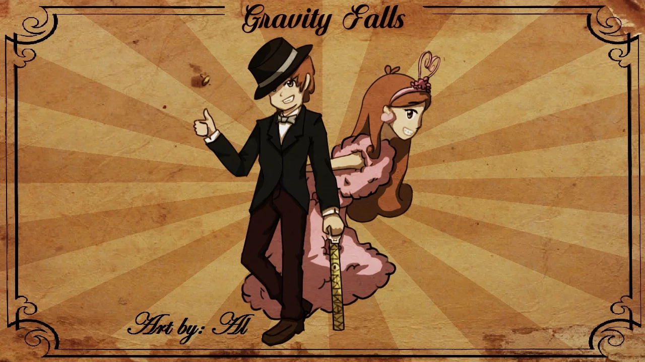Gravity Falls - Theme Song (1 hour) | By The Musical Ghost [Electro Swing Remix]