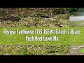 Review Earthwise 1715-16EW 16-Inch 7-Blade Push Reel Lawn Mower Grey