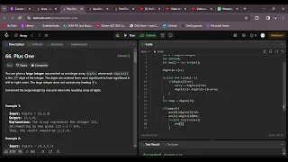 Plus One - 66 LeetCode solution in Java