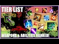 Weapons Abilities Tier List 1 0 2 17 The Last Spell