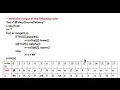 Output Questions PART 1 Strings COMPUTER SCIENCE CLASS 11 12