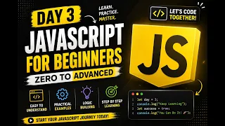 JavaScript Tutorial for Beginners Day 3 Operators in JavaScript 2026