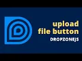 How to add an upload button with Dropzone JS that actually works
