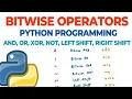 BITWISE OPERATORS IN PYTHON PROGRAMMING WITH EXAMPLE PROGRAM PROGRAMMING CLASSES IN TELUGU
