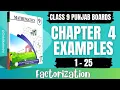 Class 9 Maths Chapter 4 Examples 9th math chapter 4 Examples Unit 4 Factorization Class 9 pectaa