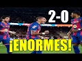 😀¡¡UN DOBLETE DE RAPHINHA DA LA VICTORIA 2-0 A UN ENORME BARÇA QUE SE PONE A 7 DEL TRAMPAS!!😀