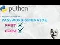 Advanced Python Password Generator
