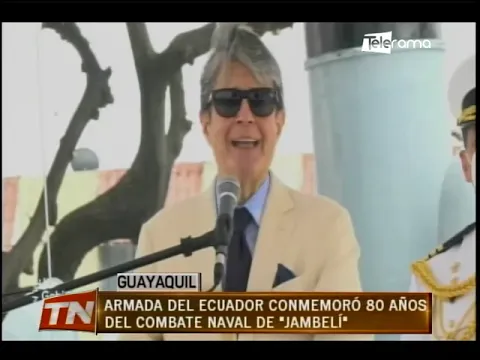 Armada del Ecuador conmemoró 80 años del combate naval de Jambelí