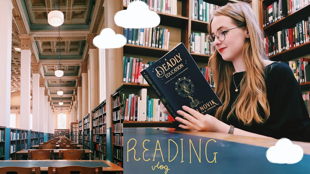 dark academia reading vlog but make it fantasy ☕🔮📖