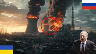 قبل 2 دقيقة المنشأة النووية الروسية في جزيرة سرية دمرها قنبلة أوكرانية 500 طن 