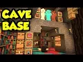Minecraft CAVE House Survival Base Tutorial How to Build Design Tour Ideas
