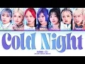 HANA (花) 'Cold Night' Color Coded Lyrics | Lyritix