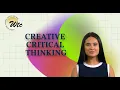 Creative Critical Thinking for Innovative Problem Solving Decision Making