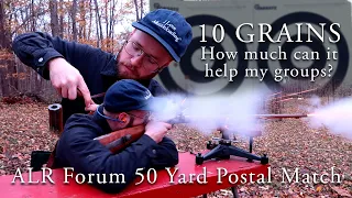 40 cal Flintlock Testing at 50 Yards American Longrifles Forum November Postal Match Kibler SMR