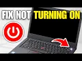 How To Fix Lenovo ThinkPad Not Turning On Light Blinking