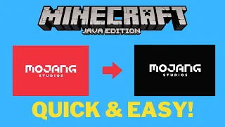 How to change the Minecraft loading screen Black Minecraft Java Edition 1 20 4