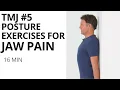 Download Lagu TMJ 5  Posture Exercises for Jaw Pain.  | stretches - massage for TMD |