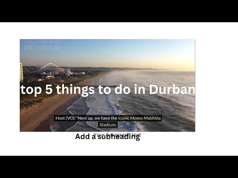 Download MP3 Top 5 things to do in Durban South Africa