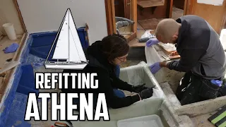 Sail Life – Hull cleaning and structual members with Ava – DIY sailboat repair