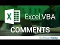 VBA Comments - VBA Excel Tutorial