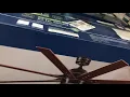 Ceiling fans at a new menards as of July 7 2019