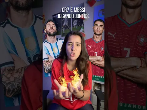 CRISTIANO RONALDO E MESSI VÃO JOGAR JUNTOS🔥⚽️