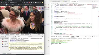 React Express Crop and send Image to the Server Demo