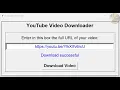Create a YouTube Downloader using Tkinter in Python - Tutorial