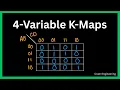 4-Variable K-Maps in 5 Simple Steps