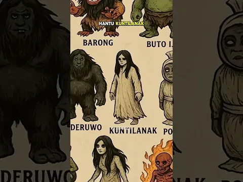 INILAH PENAMPAKAN HANTU TERSERAM DI INDONESIA #fyp #gudangit
