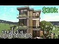 Building a Bloxburg APARTMENT Modern Build Tutorial WITH VOICE