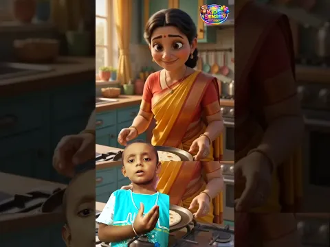 Gol Gol Roti Kids Song | Cute Baby Reaction & Cartoon Rhymes | Fun Learning Video