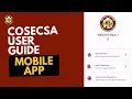 COSECSA User Guide Mobile App