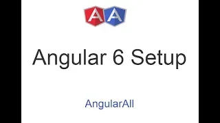 Angular 6 setup
