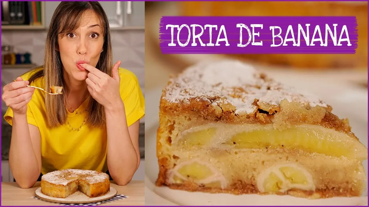 ESSE É O MELHOR BOLO DE BANANA QUE VOCÊ JÁ VIU NA SUA VIDA!! SUPER FOFINHO!! FÁCIL!! Isamara Amâncio