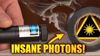 Insane Infrared LASERs! | Banned eBay seller's laser breaks my record | How many photons a second?