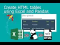 HTML TABLE with Style with Python and Pandas