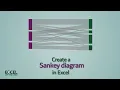 Create Sankey diagrams in Excel Using standard charts no add-ins Excel Off The Grid