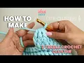 HOW TO CROCHET A 3 TREBLE CROCHET CLUSTER 3TR CLUSTER Easy Crochet Tutorials For Beginners
