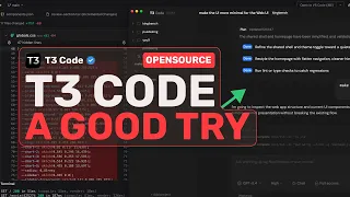 T3 Code Another Agentic GUI that is GOOD BUT NOT USABLE