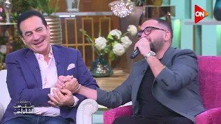 ابن ابويا   مشاعر جميلة بين محمد ثروت وابنه احمد   بيقولولي اني شبهك دندنها