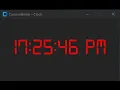 how to make digital clock in python and Customtkinter