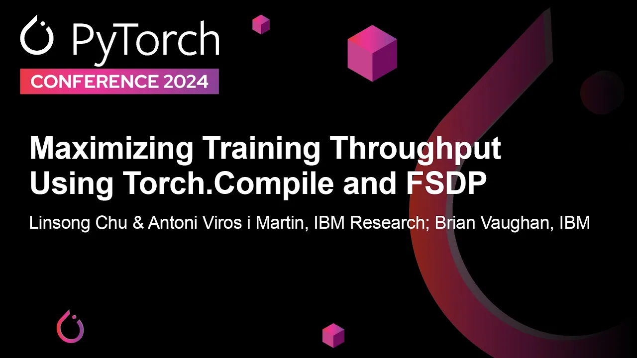Image from Maximizing Training Throughput Using Torch.Compile and FSDP