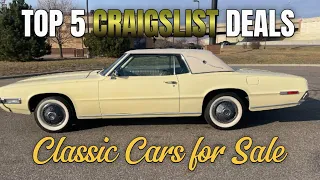 CRAIGSLIST DEALS Classic Cars For Sale Under 15K - Prices Going Down