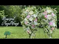 DIY Memorial Angel Wings Beautiful Cemetery Flower Arrangement