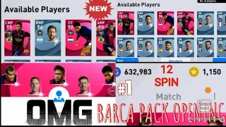konami plz give me barca pack opening pes mobile crazy gamer