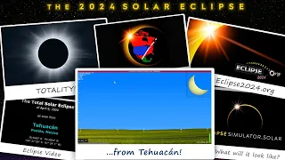 The Total Solar Eclipse of April 8 2024 from Tehuacan Pue
