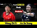 An Se Young vs Wang Zhi Yi French Open 2025 Finals Badminton Matches Prediction
